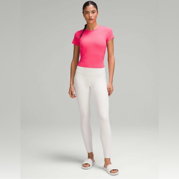 Lululemon All It Takes Short-Sleeve Shirt Nulu Lip Gloss - Picture 2 of 8